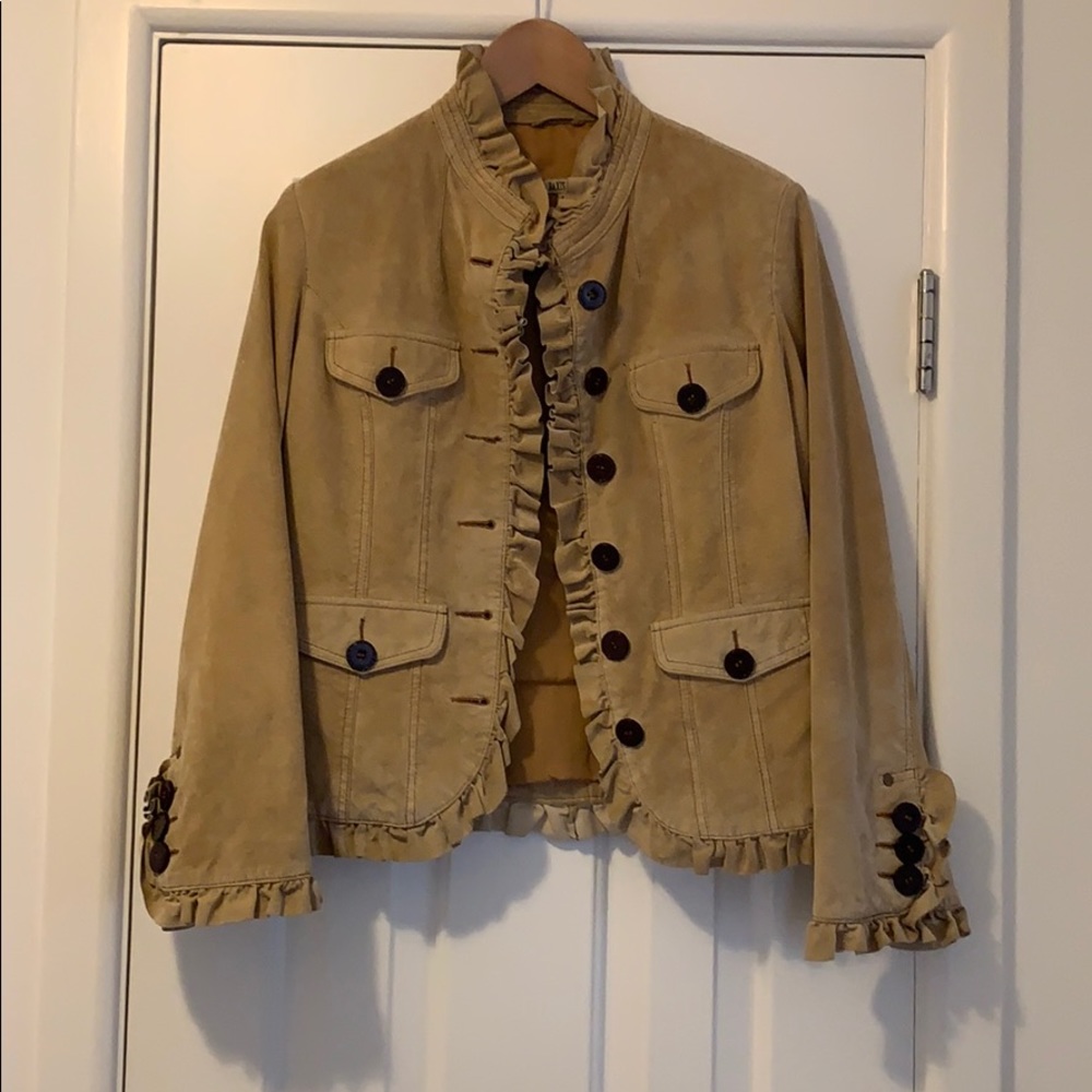 Suede designer jacket